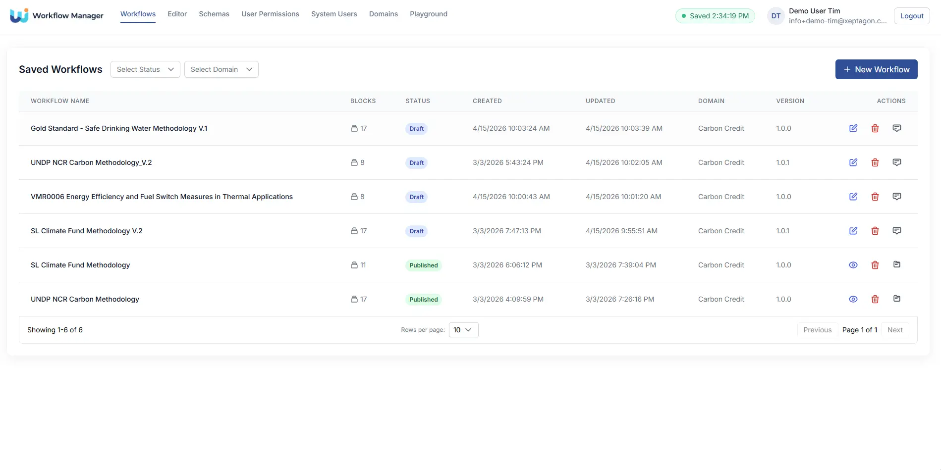 Click to enlarge Chile Registry Platform screenshot 2